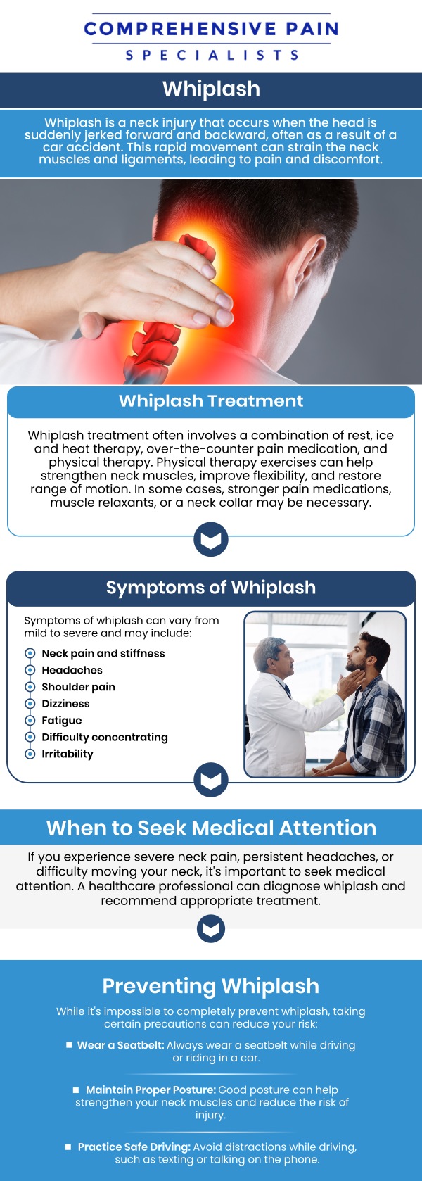 Recovering from a car accident requires more than just rest; it demands the precision of a specialist who understands cervical trauma. At Comprehensive Pain Specialists, Dr. Youssef Josephson, DO, provides advanced interventional care for whiplash victims in Wilkes-Barre. By utilizing targeted treatments, Dr. Josephson addresses the underlying structural damage to the spine, helping patients eliminate chronic headaches and neck stiffness to regain their quality of life. For more information, contact us or request an appointment online. We are located at 1177 PA-315, Dolphin Plaza, Wilkes-Barre, PA 18702. Recovering from a car accident requires more than just rest; it demands the precision of a specialist who understands cervical trauma. At Comprehensive Pain Specialists, Dr. Youssef Josephson, DO, provides advanced interventional care for whiplash victims in Wilkes-Barre. By utilizing targeted treatments, Dr. Josephson addresses the underlying structural damage to the spine, helping patients eliminate chronic headaches and neck stiffness to regain their quality of life. For more information, contact us or request an appointment online. We are located at 1177 PA-315, Dolphin Plaza, Wilkes-Barre, PA 18702.